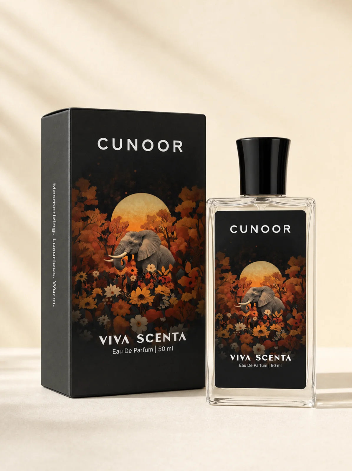 Cunoor bottle with its box