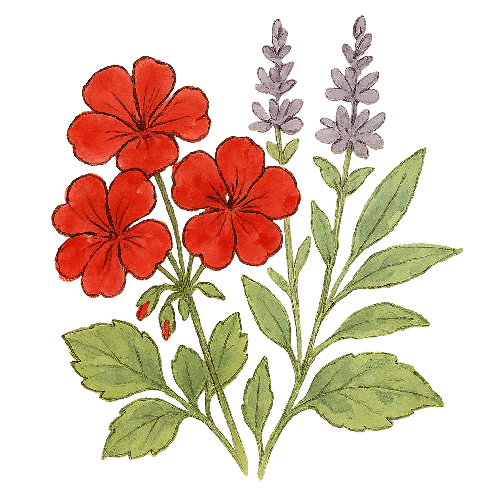 Aura - Geranium, Clary Sage